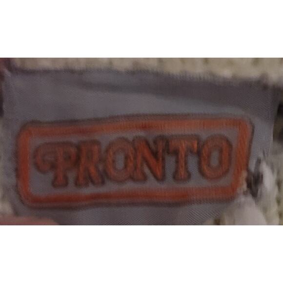 VTG Pronto Cream Cable Knit Women's Sweater Large LIttle Pastel Knit Designs - Picture 3 of 5